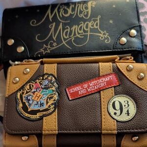 Brown and Tan Mini Bag